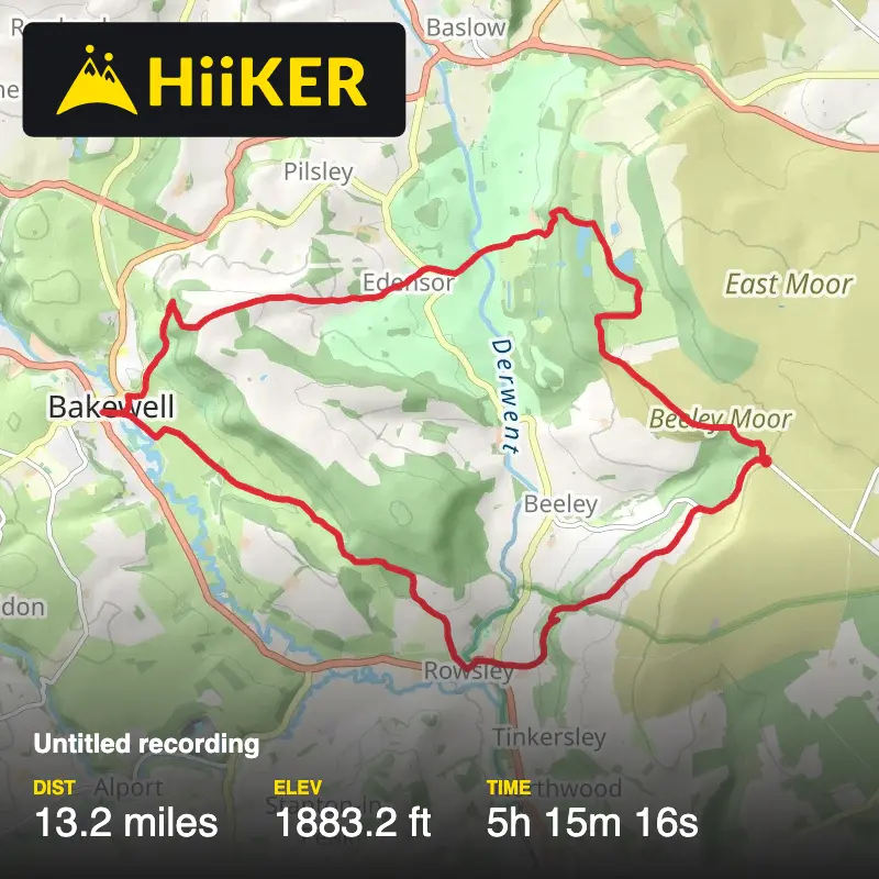 A map preview of the recording Untitled recording.