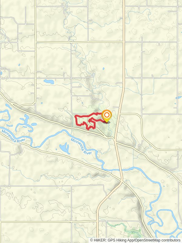 Fort Trail and Upper Prairie Trail mobile static map