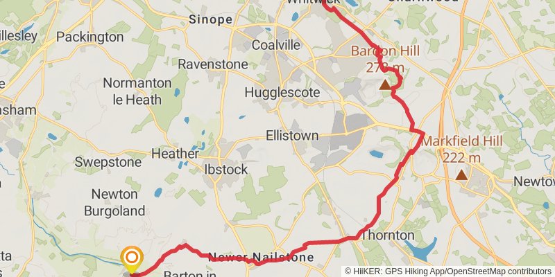 Ivanhoe Way stage 3 Map