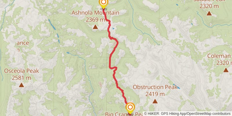 Larch Creek Trail stage 4 Map