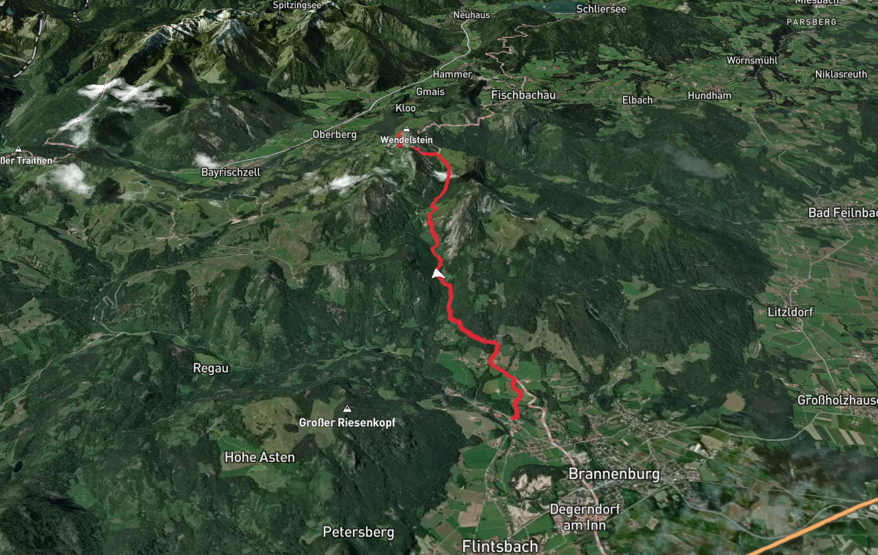 Talbahnhof Brannenburg to Wendelstein via Kuenstlerweg
