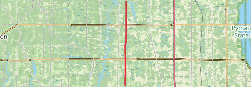 Western Reserve Greenway Trail stage 2 Map