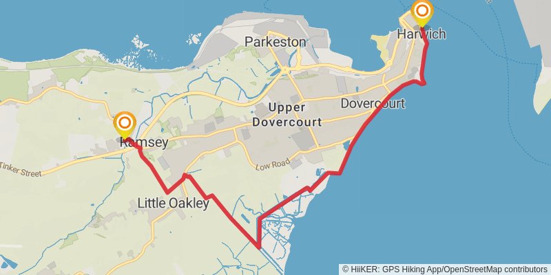 Essex Way stage 7 Map