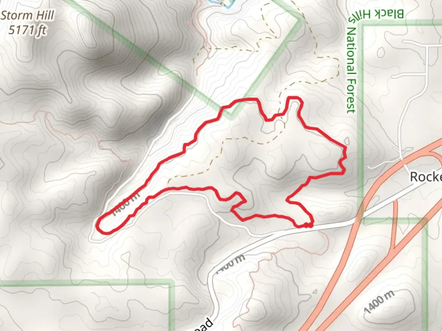 An image depicting the trail Flume and Storm Mountain Loop Trail and its surrounding area.