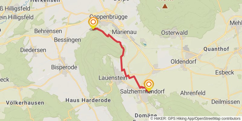 Ith-Hils-Weg stage 5 Map