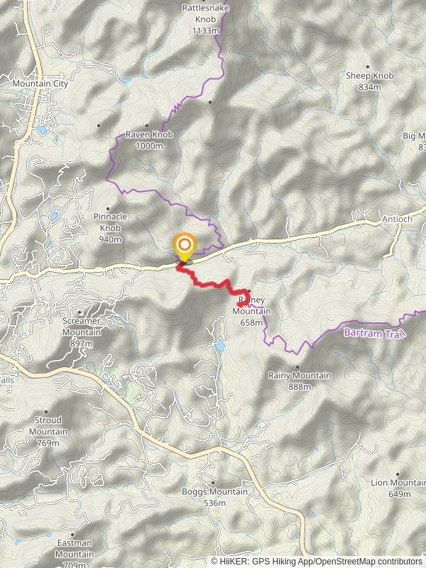 Green Gap via Bartram Trail