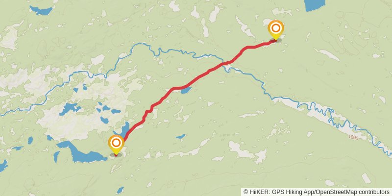 Alexander Mackenzie Heritage Trail stage 7 Map