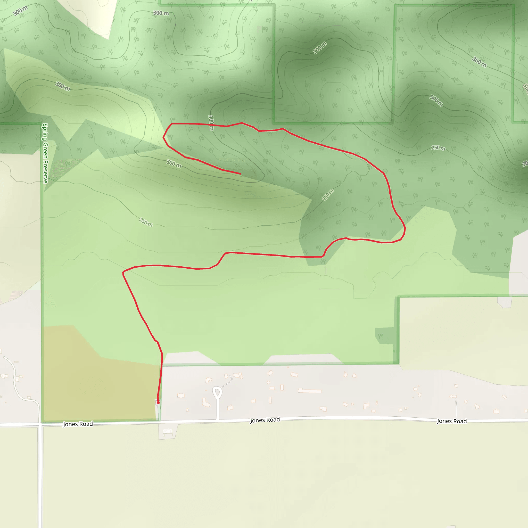 Spring Green Preserve mobile static map