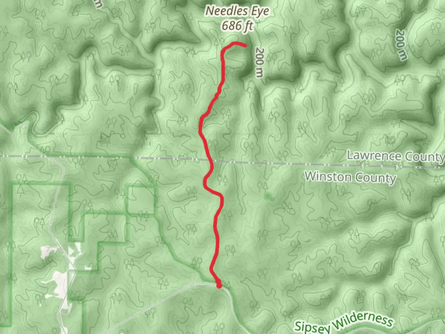 An image depicting the trail Rippey Wild Hiking Trail and its surrounding area.
