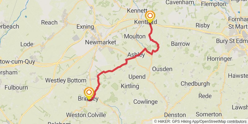 Icknield Way Trail stage 9 Map