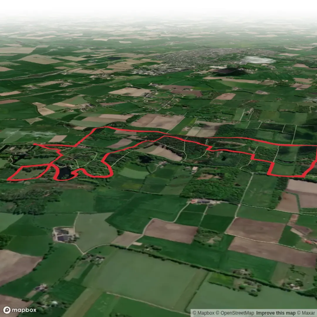 An image depicting the trail Voorstonden and Huis Voorstonden Gemeente Brummen and its surrounding area.