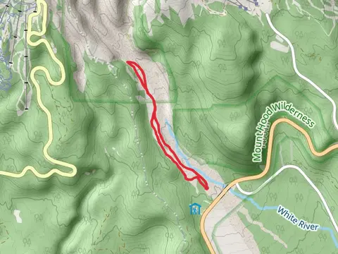 Loop along White River