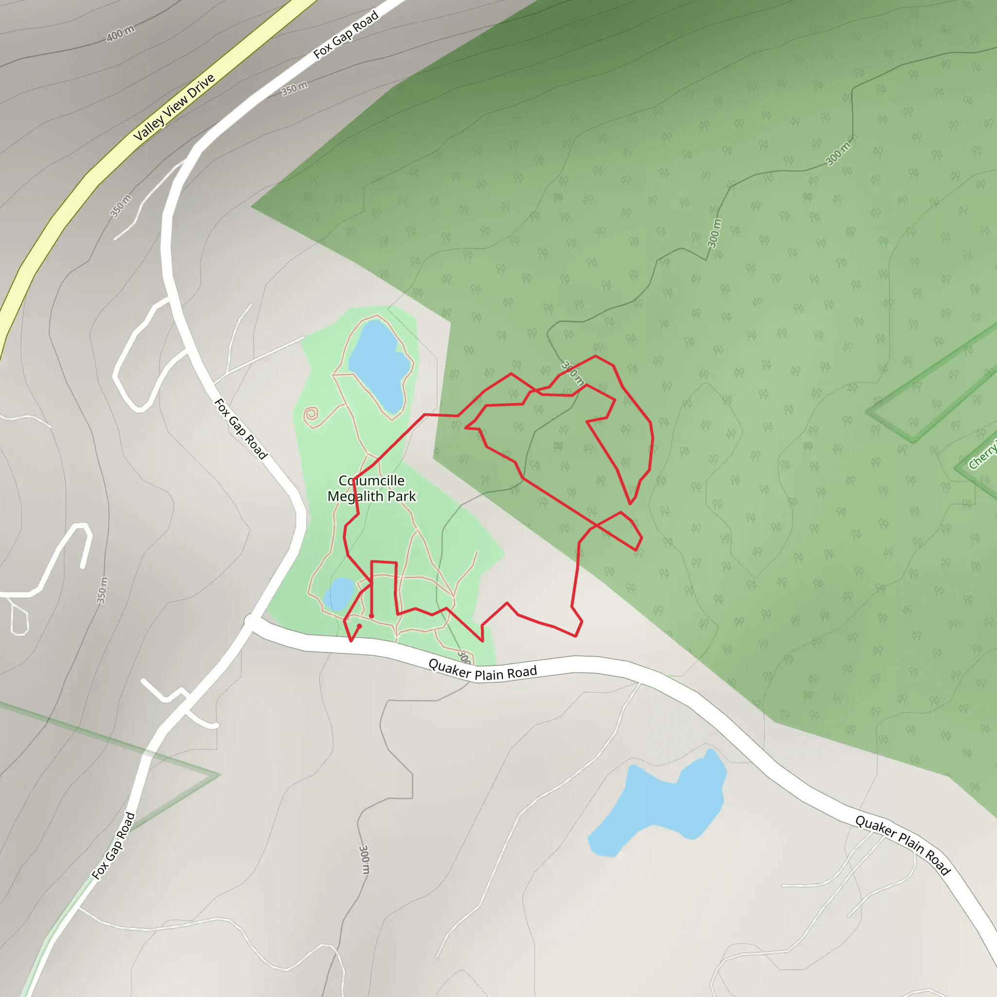 Columcille Megalith Park Loop mobile static map
