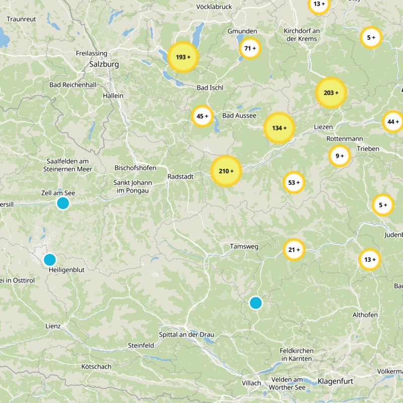 Bezirk St. Johann im Pongau Static Map