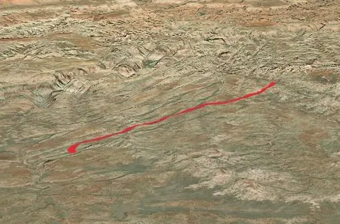 An image depicting the trail Bobbys Hole Road Trail and its surrounding area.