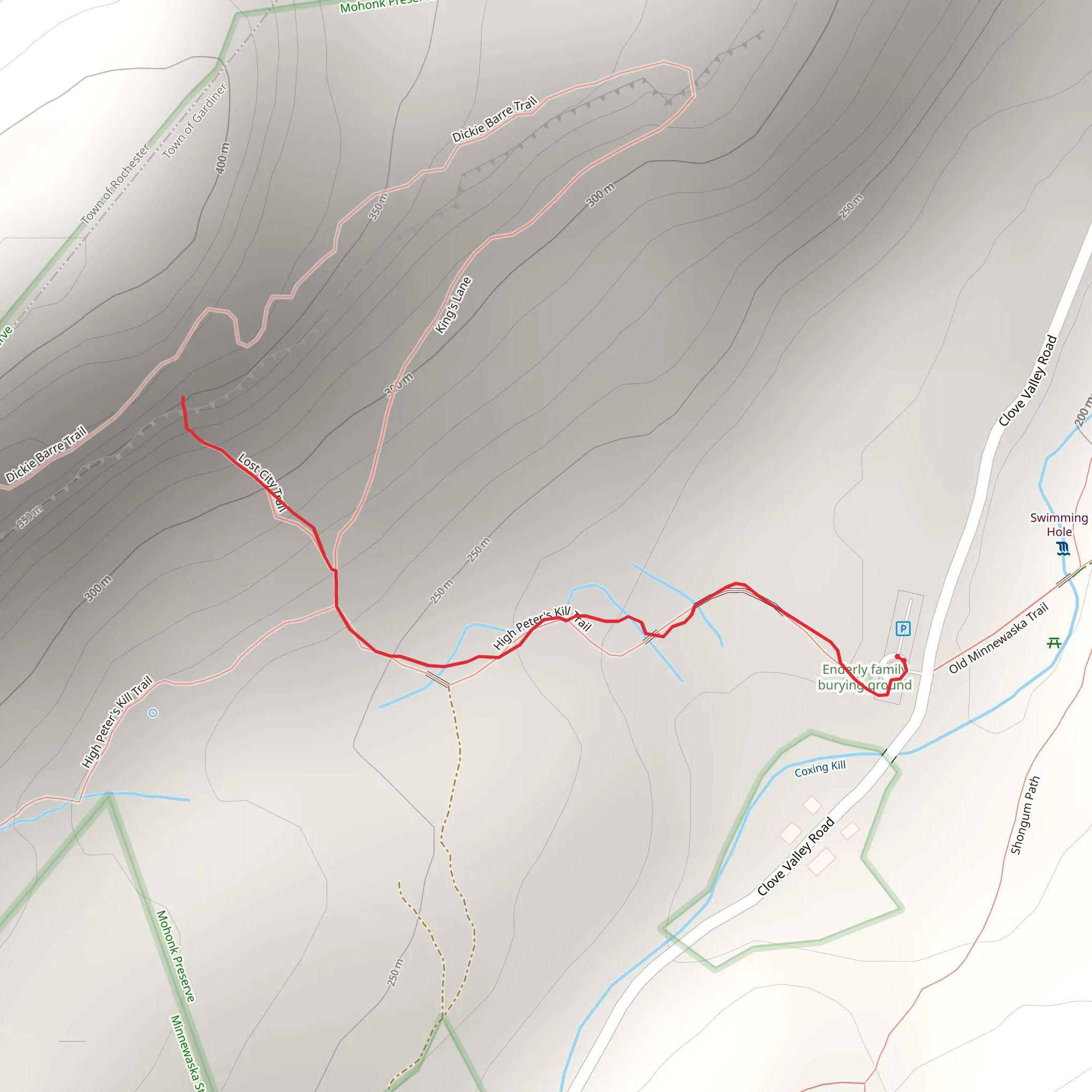 Shawangunk Ridge mobile static map