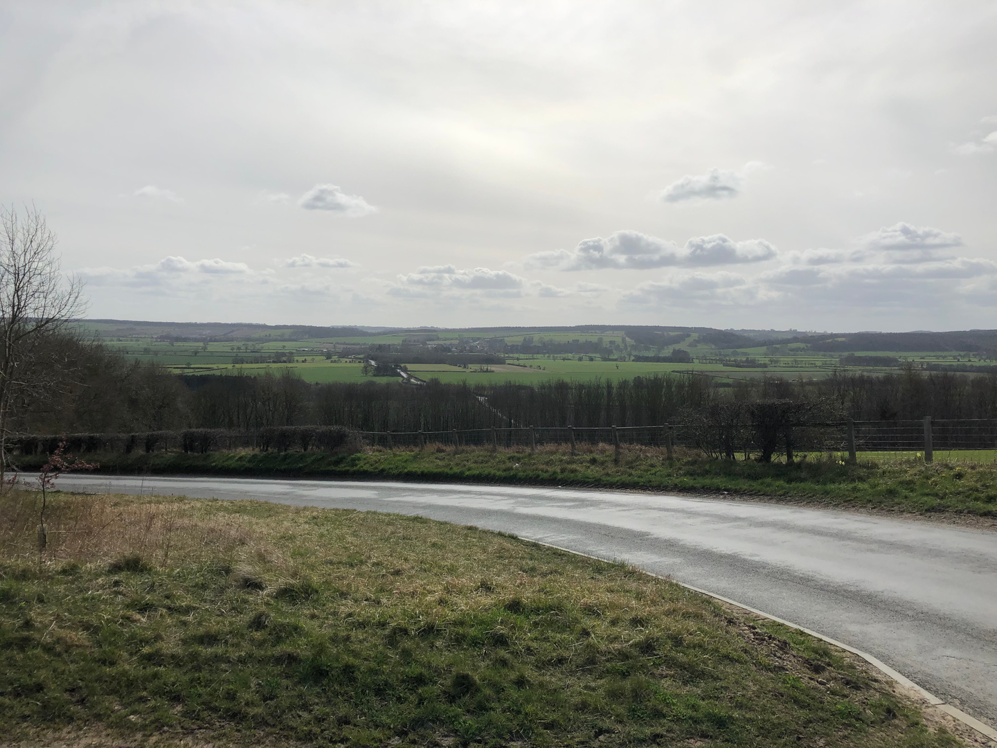 An image depicting the trail Nunnington and Harome from Oswaldkirk and its surrounding area.
