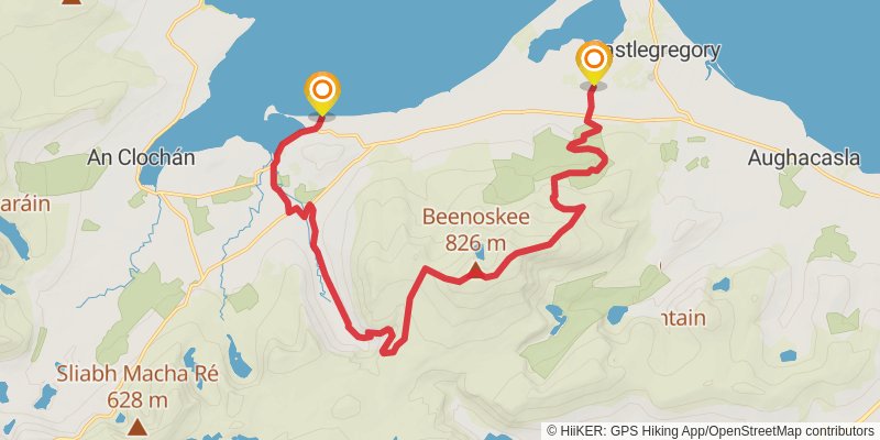 Stradbally Mountain Loop stage 2 Map