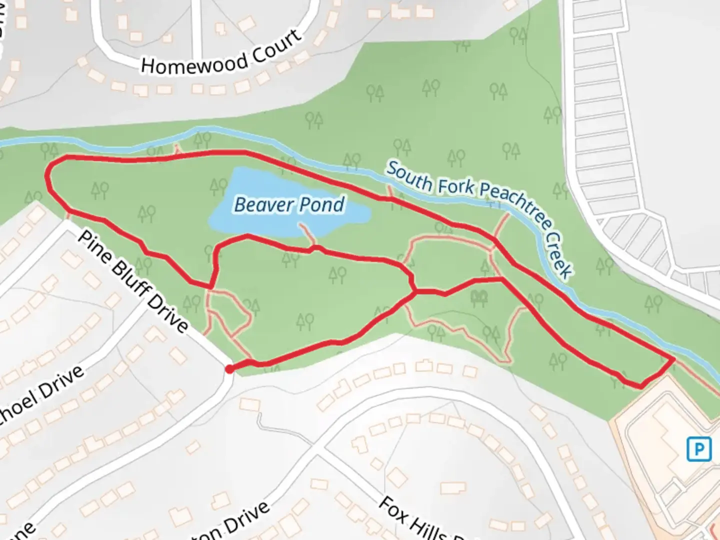 An image depicting the trail Beaven Pond Loop and its surrounding area.