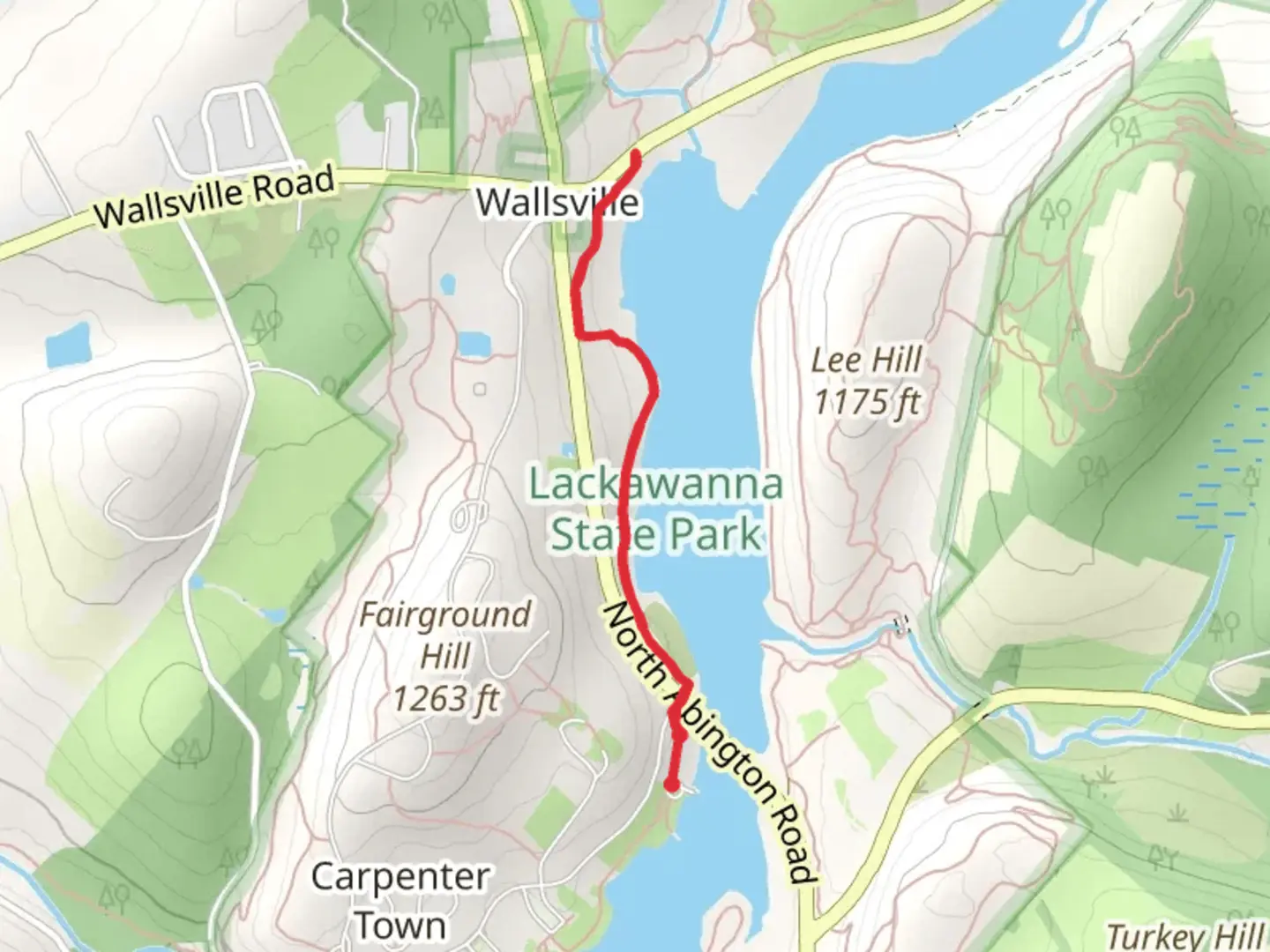 An image depicting the trail Orchard Trail and its surrounding area.