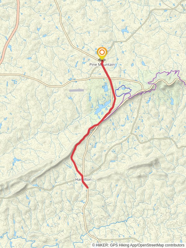 Man O' War Trail - Pine Mountain