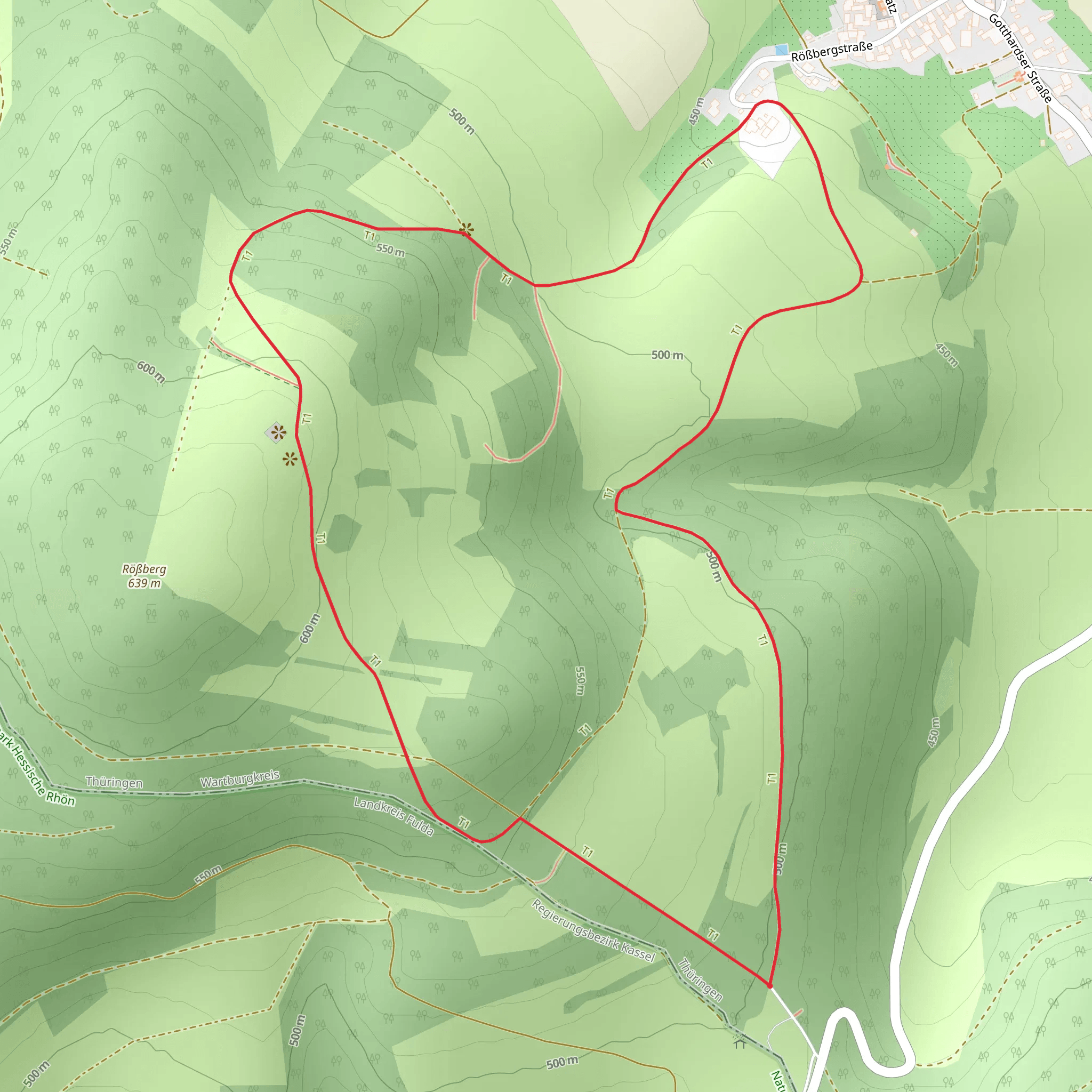 Geisa Hilders Loop mobile static map
