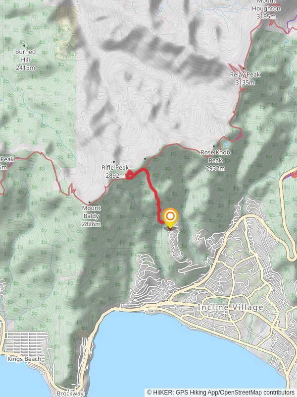 Rose Knob - Tahoe Rim Trail