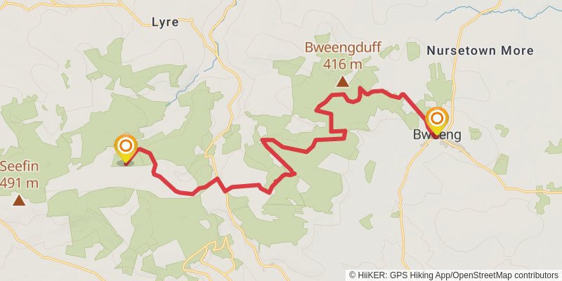 Sandymount to Portmagee stage 24 Map