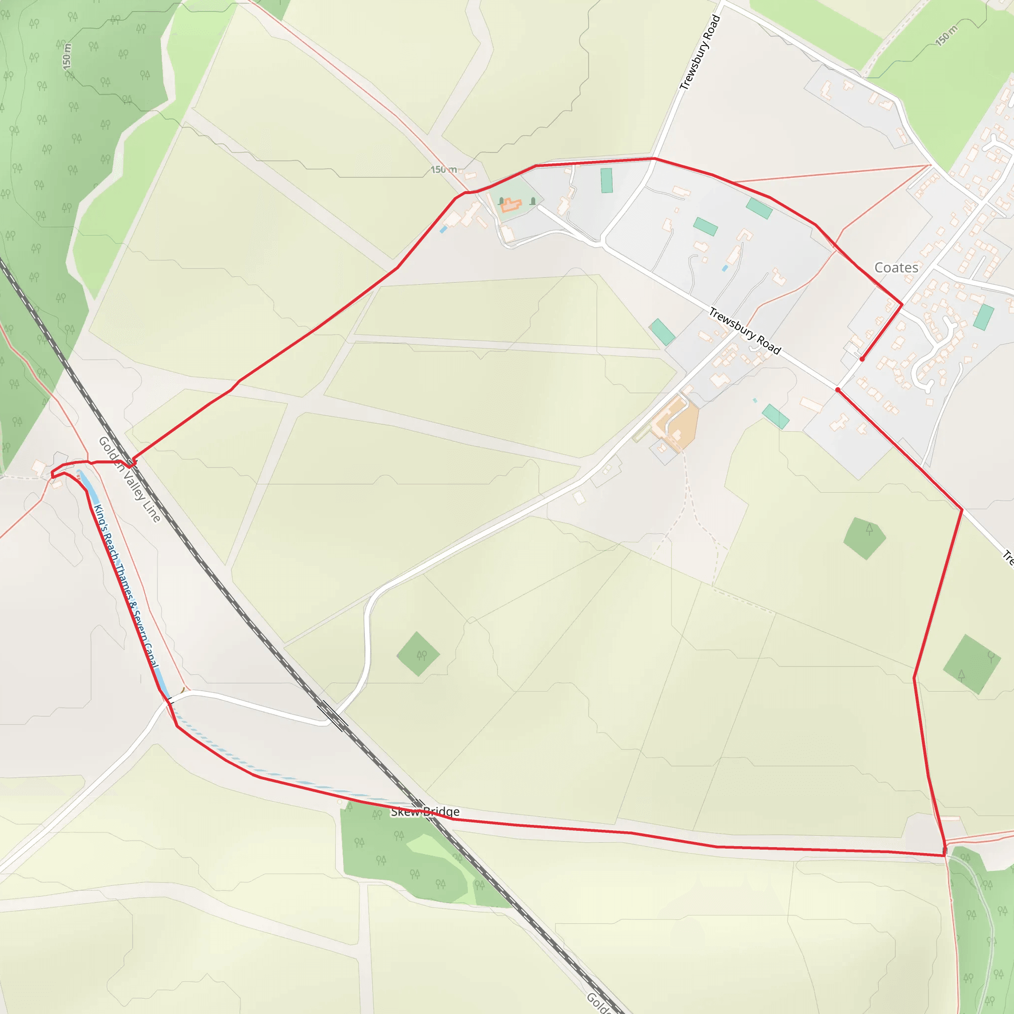 Coates Loop mobile static map