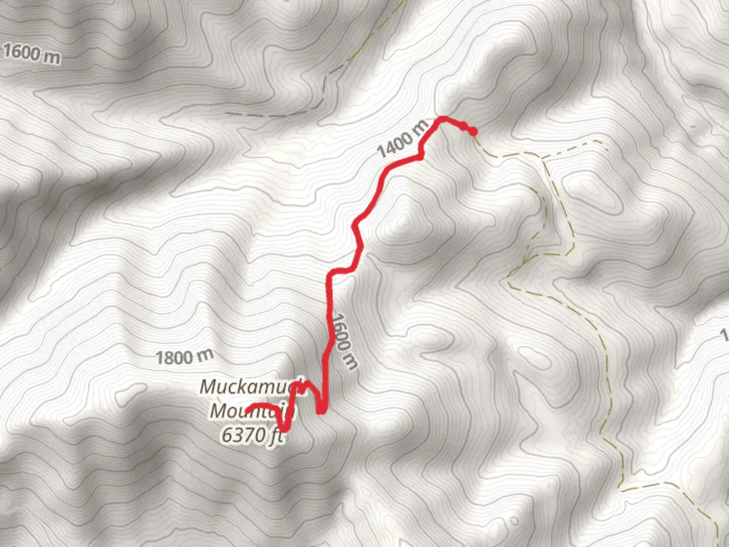 An image depicting the trail Muckamuck Trail and its surrounding area.