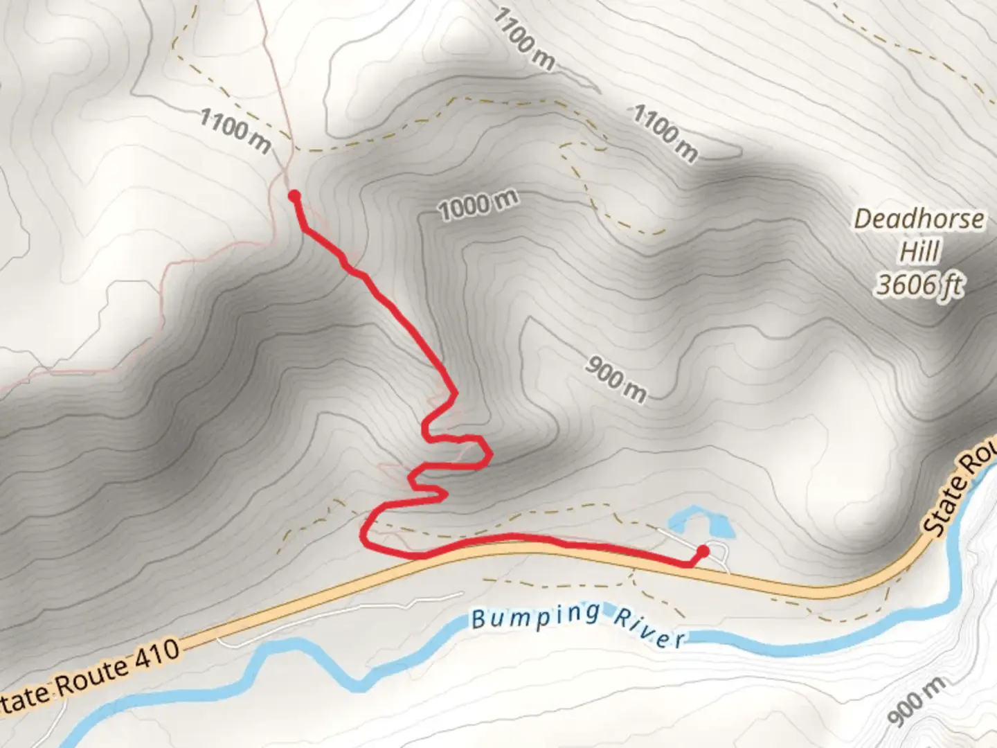 An image depicting the trail Indian Flat Trail and its surrounding area.