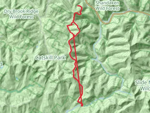 Balsam Mountain, Belle Ayr Mountain via Pine Hill - West Branch Trail Loop