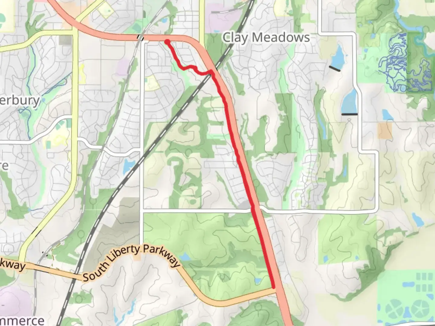 An image depicting the trail Southview walk and its surrounding area.