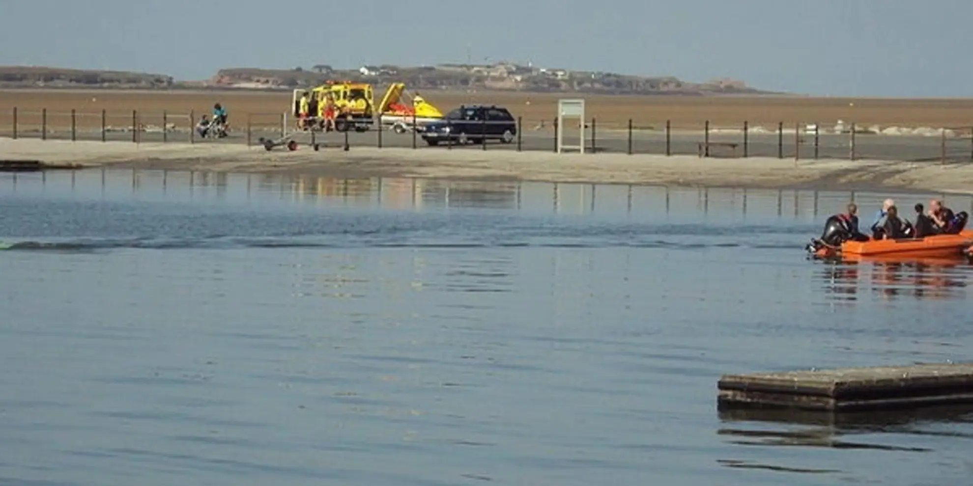 An image depicting the trail Wirral Way and its surrounding area.