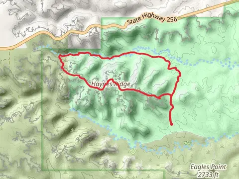 Trail B - Haynes Ridge and Trail C - Upper Canyon Trail Loop