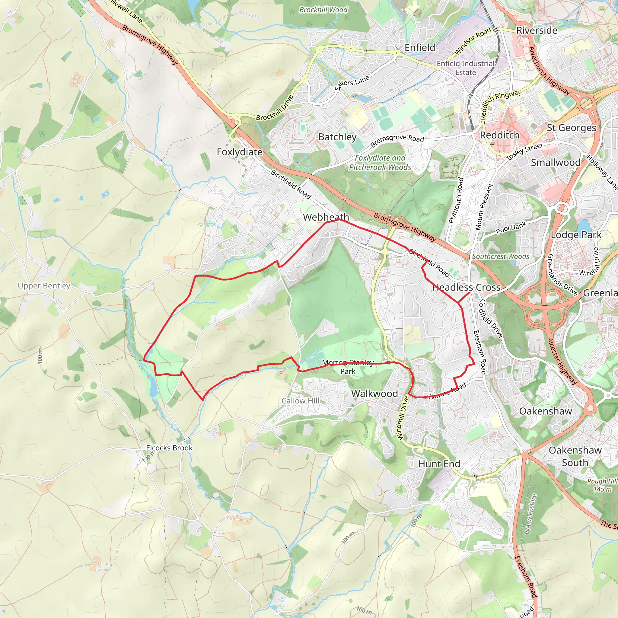 Morton Stanley Park mobile static map
