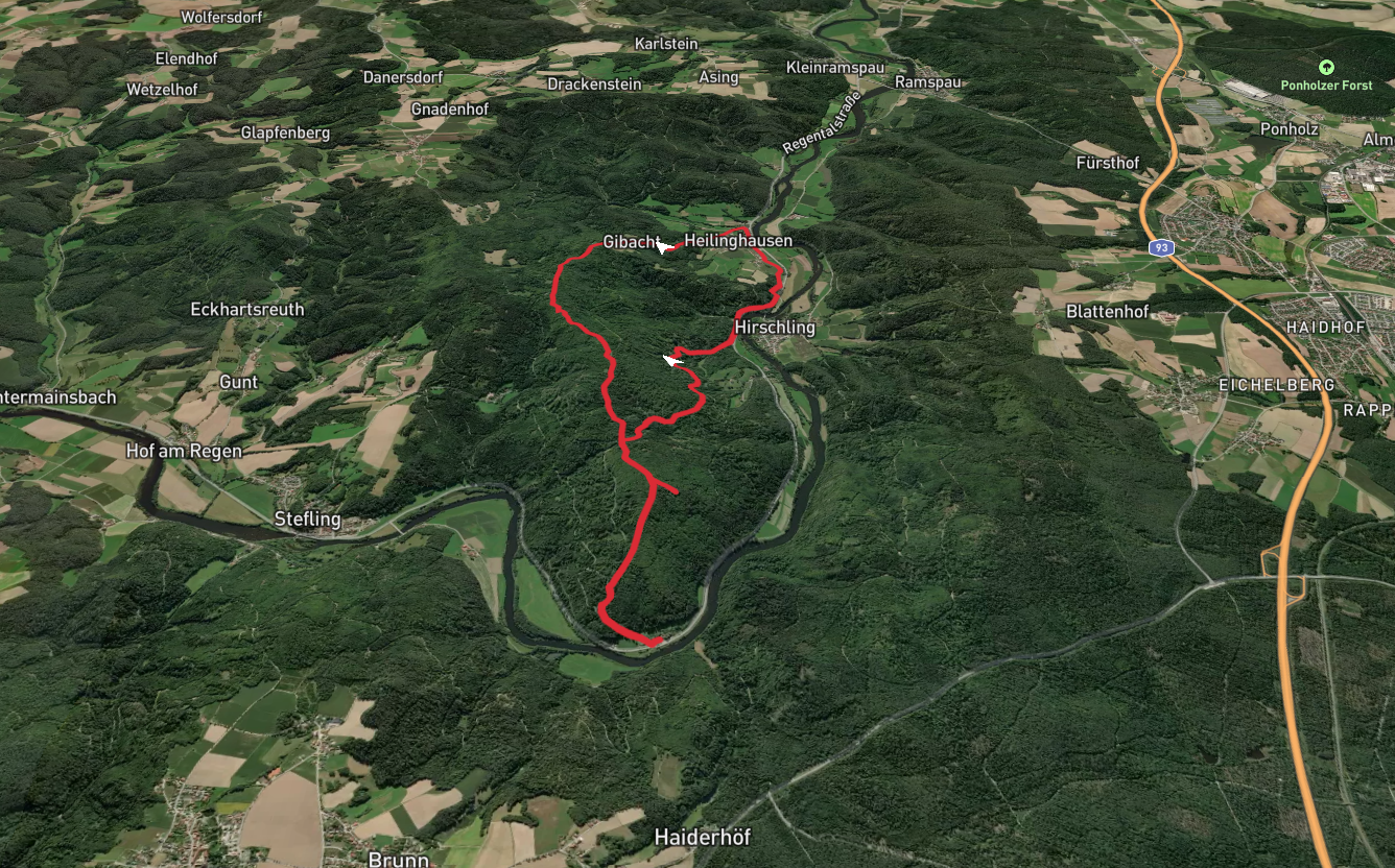 Gailenberg, Sussenbach and Ruine Brennberg Loop