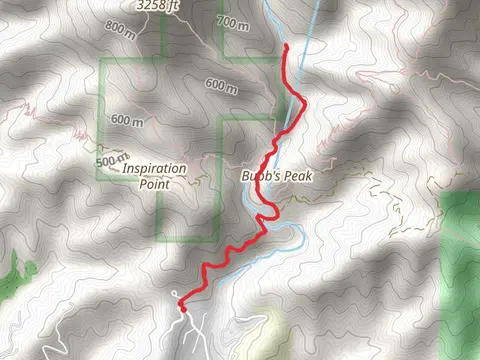 Tunnel and 3 pools Trail