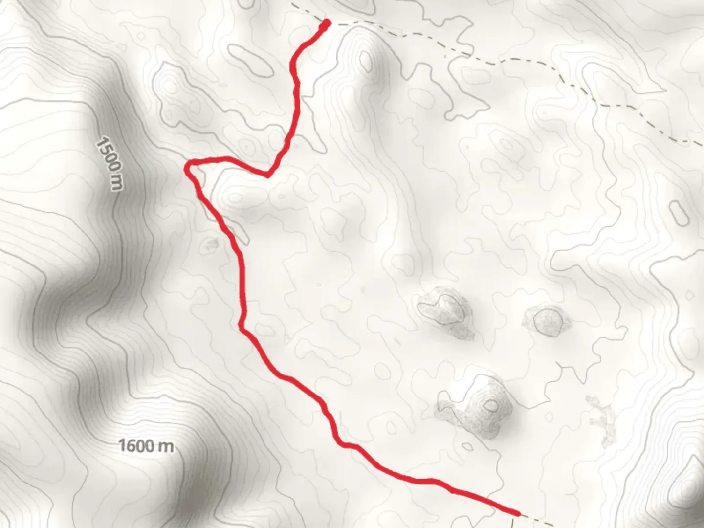 An image depicting the trail Granite Tank Trail and its surrounding area.