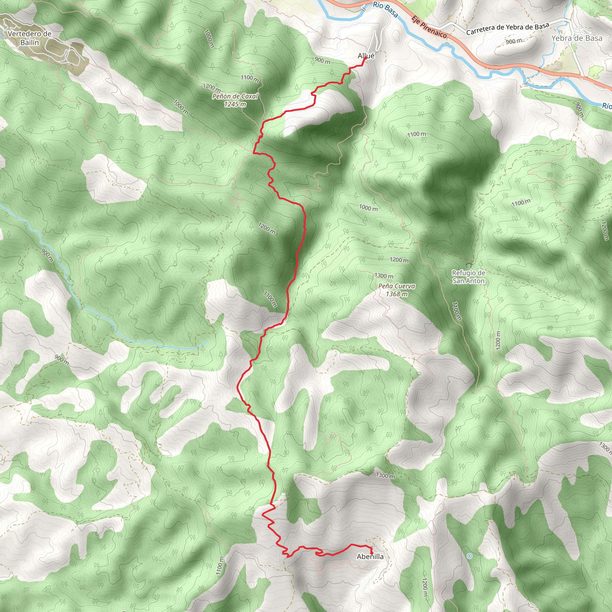 Allue - Abenilla PR HU 163a mobile static map