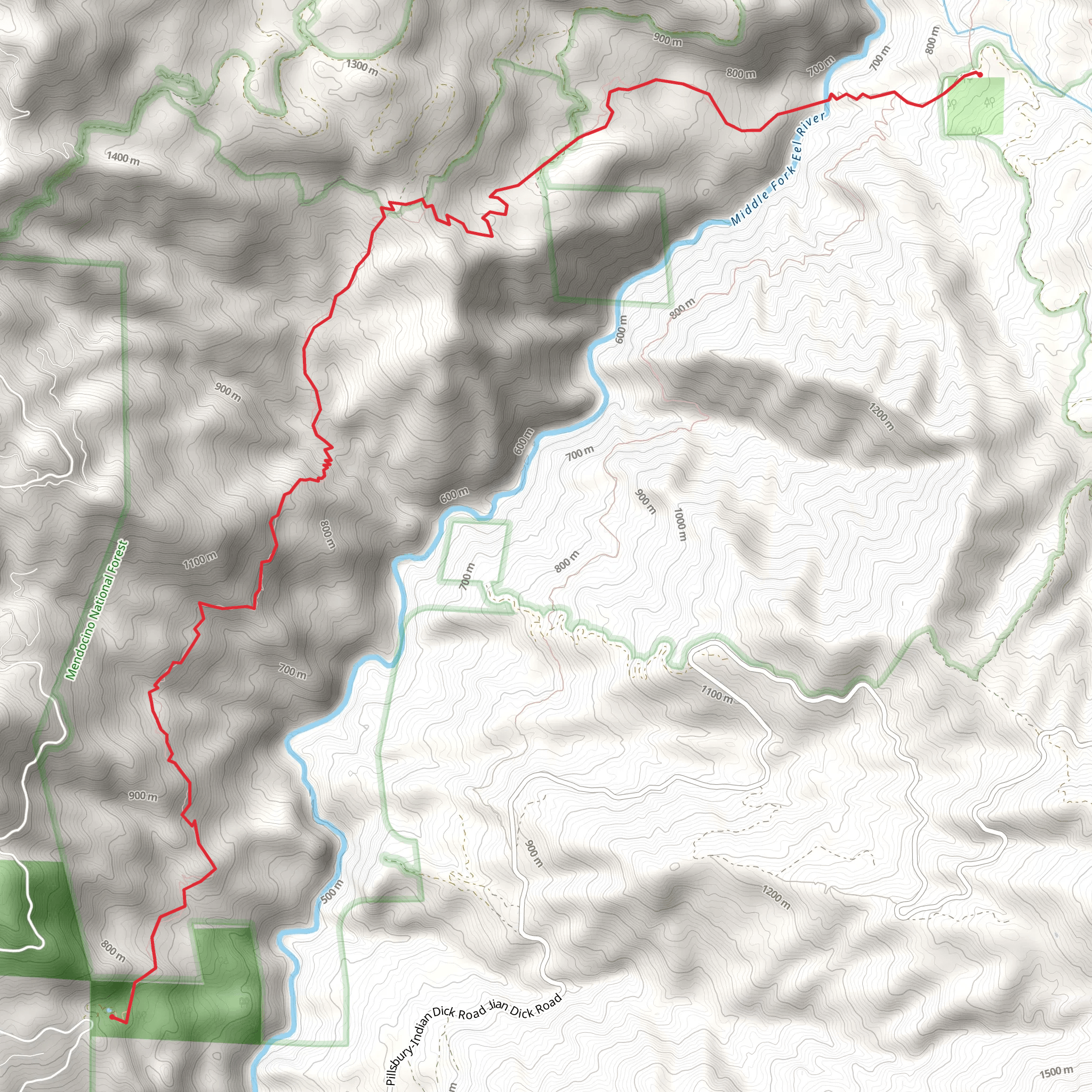 Travelers Home Trail mobile static map