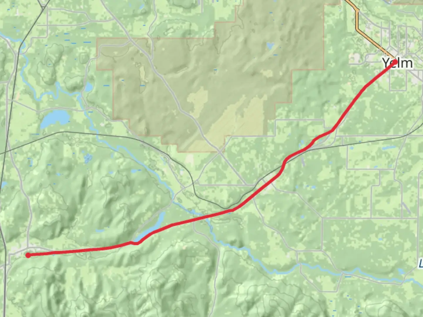 An image depicting the trail Yelm Tenino Trail and its surrounding area.