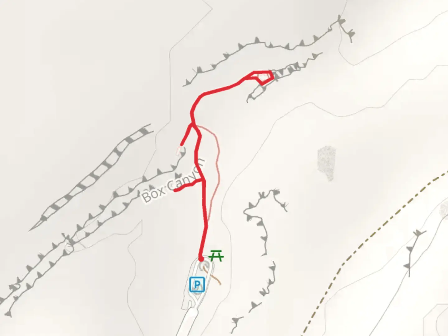 An image depicting the trail Lomaki Road and its surrounding area.