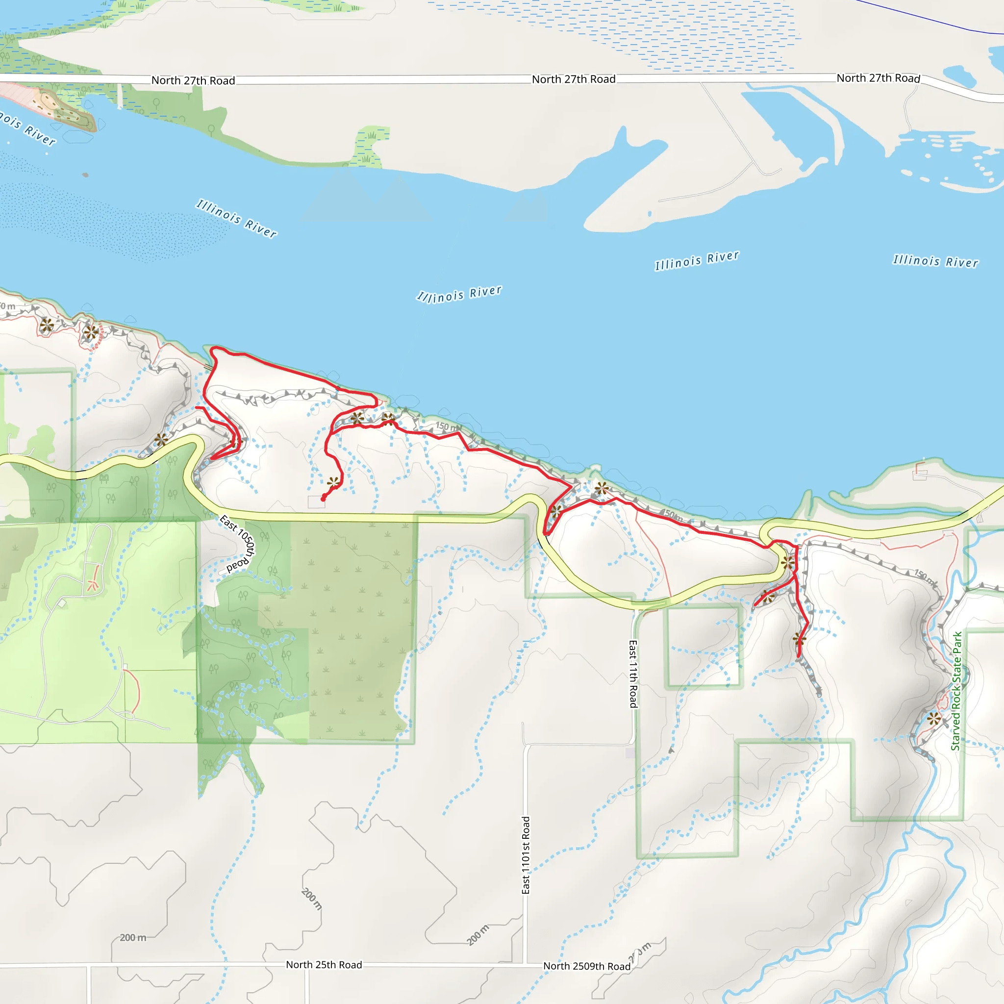 Tonti Canyon, Parkmans PLain and Ottawa Canyon mobile static map