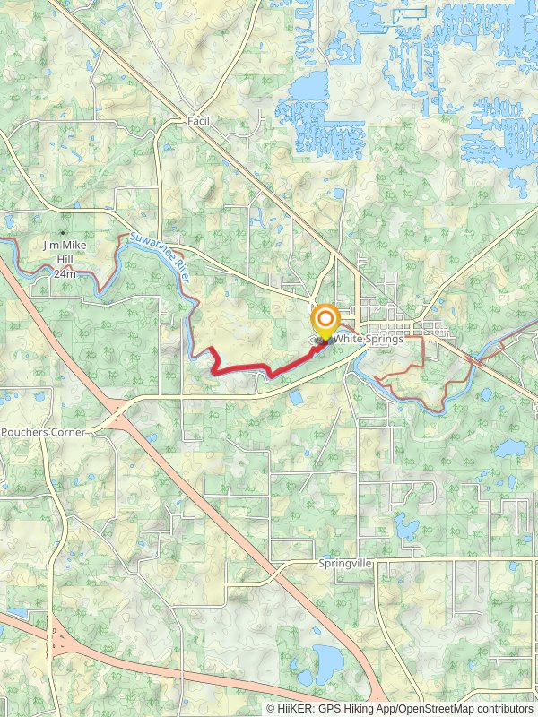 Florida Trail from Lillian Sanders Drive