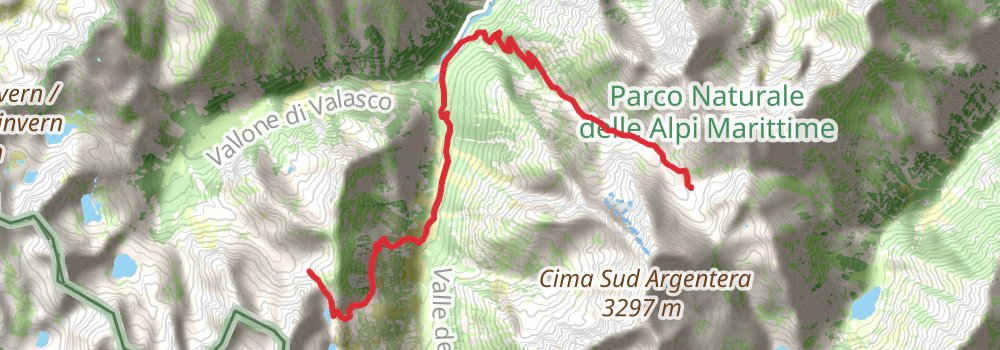Grande Traversata delle Alpi stage 53 Map