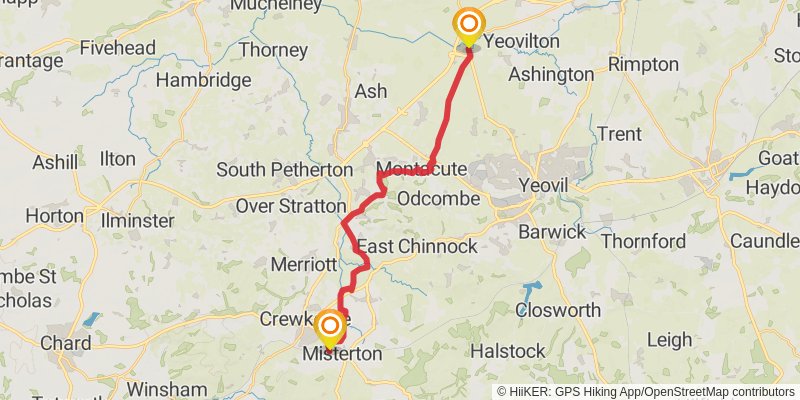 Monarch's Way stage 29 Map