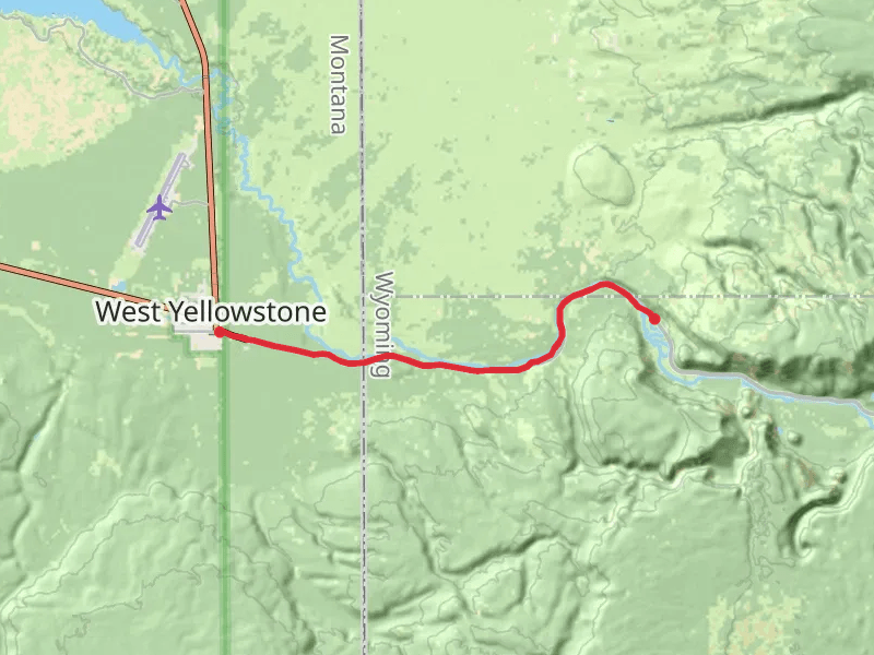 West Entrance Road Walk - Madison River