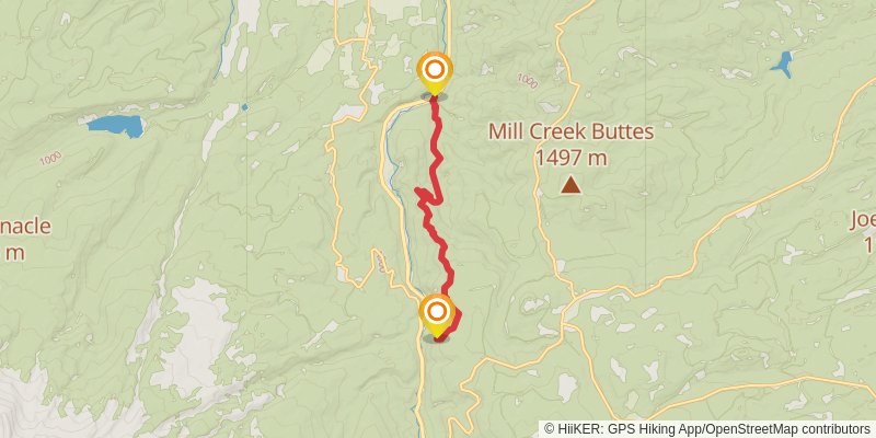 Dog River Trail stage 2 Map