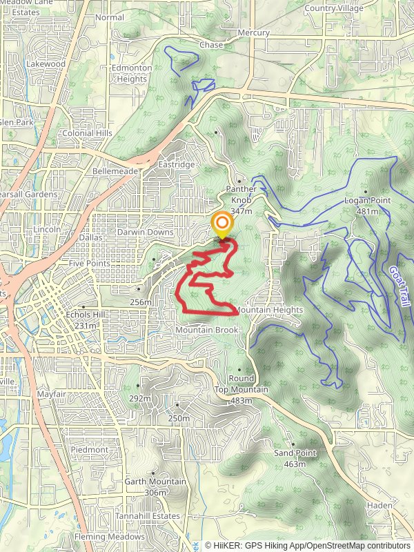 Alms House and Bluffline Loop Trail